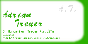 adrian treuer business card